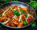 A picture of step 6 of Prawns angara karahi.