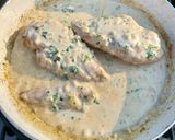 Une image de l'étape 11 de Poulet à la crème fraîche.