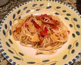Foto del paso 4 de la receta: Espaguetti en Salsa Rústica con Jamón Serrano y Crocantes de Parmesano