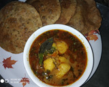 बेड़मी पूरी और आलू की सब्जी (Bedmi puri aur aloo ki sabzi recipe in hindi) रेसिपी चरण 19 फोटो