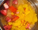 A picture of step 1 of Gujarati Dal.