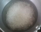 A picture of step 1 of Kiwi mocktail.