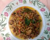 Foto langkah ke 12 dari resep Usus & Ati Ampela Woku Kemangi.