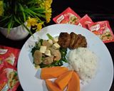 Foto langkah ke 5 dari resep 249) tumis sawi hijau bakso dan tahu.