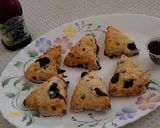 A picture of step 14 of Blueberry and White Chocolate Scones.