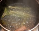 A picture of step 2 of Thai Chicken Tom yum soup.