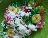 Foto langkah ke 2 dari resep Kue singkong pelangi atau Matakebo(kue traditional).
