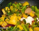চিংড়ি মাছ দিয়ে কুমড়ো ও পুঁইশাকের ঘন্ট রেসিপি ধাপ - 3 ছবি
