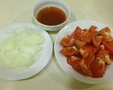 夏日爽口涼拌料理part10 ~泰式甜辣醬漬蕃茄的食譜步驟1照片