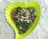 Foto langkah ke 4 dari resep Tumis Kangkung Jamur.