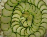 Une image de l'étape 3 de Tarte fine courgette.