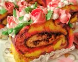 Foto langkah ke 10 dari resep Rainbow roll cake.