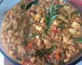 Foto del paso 4 de la receta: Arroz horneado con pollo al romero🌿