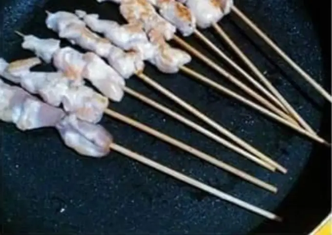 Langkah-langkah untuk membuat Cara bikin Sate Taican ala rumahan