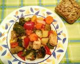 Foto del paso 4 de la receta Verduras al horno con pechuga adobada