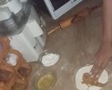 A picture of step 6 of Daal kachori or paratha.