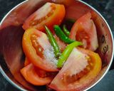 A picture of step 1 of Tomato juice.