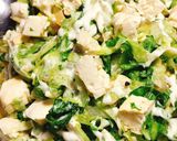Hình bước làm 1 của món Salad rau +đậu