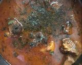 A picture of step 12 of Aloo gosht.