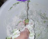 A picture of step 7 of Flour Tortillas with Nopal and Spinach.
