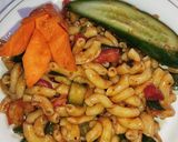 A picture of step 6 of Vegetables Elbow Macaroni With Red Sauce.