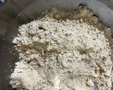 A picture of step 2 of Soya flour spicy puri.