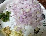 A picture of step 3 of Masala bharva karele.
