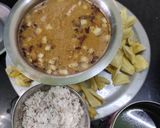 A picture of step 8 of #OSR#Onam Sandhya will be served in banana leaves all varieties.