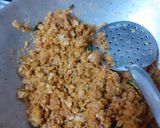 A picture of step 2 of Seasoned roti.