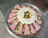 Une image de l'étape 14 de Salade d'endives à la mortadelle, concombre, tomate et mozzarella.
