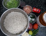 A picture of step 1 of Indori Poha.