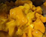 A picture of step 1 of Suji Mango Cake.