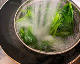 A picture of step 1 of Japanese Sweet Sesame Spinach.