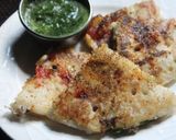 A picture of step 4 of Sandwich uthappam.