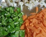 A picture of step 1 of Mix vegetable.