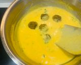 A picture of step 7 of Punjabi Styled Kadhi Pakora-Spinach Onion Fritters Dunked In Sour and Tangy Yogurt Curry😋.