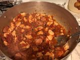Cajun Chicken and Sausage Spaghetti