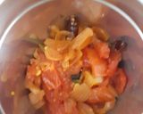 A picture of step 3 of Paneer stuffed bhindi.