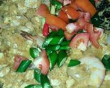 Foto langkah ke 5 dari resep Oblok-Oblok Tahu tempe udang.