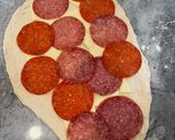 A picture of step 3 of Pepperoni and Salami Stromboli.