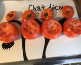 Une image de l'étape 1 de Tomates farcies au pecorino et farce maison (porc,moutarde,curry…).