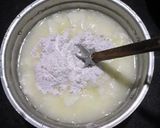 A picture of step 2 of Thandai Rose lassi.