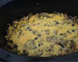 A picture of step 5 of Easy Crockpot Mexican Taco Casserole.