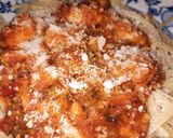 Lecsós fűszeres garnéla (spagettivel) recept fázis 3 fotója