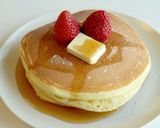 A picture of step 5 of Fluffy Tokyo Soufflé Pancakes ☁️🥞🍓 | Easy 10-Minute Recipe with Morinaga Mix.