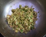 A picture of step 2 of Manchurian fried rice.