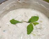 A picture of step 2 of Cucumber dip.