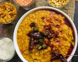 A picture of step 4 of Kashmiri tadka da khichadi.