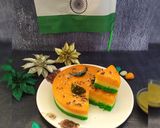 A picture of step 6 of Tri-Color Dhokla A Popular Gujarati Steamed Snack Recipe.