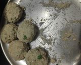 A picture of step 4 of Maggi burger tikki/cutlet.